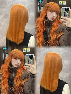 エンカウントバイマハロ 千葉(encount by mahalo) アプリコットオレンジ