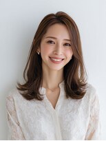 e.m.a プレミアムビューティーサロン 栄駅店(e.m.a PREMIUM BEAUTY SALON) レイヤーカット/イメチェン/外ハネボブ/美髪/ワイドバング/髪型