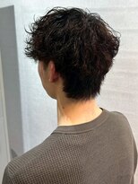 ノッポサン(Noppo3)&nbsp;ツイスパ メンズパーマ 黒髪 爽やかショート カジュアル 20代