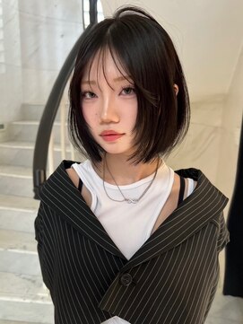 サイン 韓国ボブ 渋谷(SIGN) 韓国ボブレイヤーボブ渋谷タッセルボブお洒落なレイヤーカット