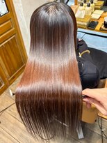 ブローテ(brote)&nbsp;艶感UP♪ナチュラルブラウンの髪質改善ストレート