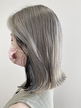 ファースト 東仙台店(first) 逆インナーカラー・切りっぱなし