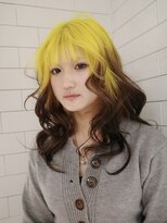 クペウヘイヴン(cope'u HAVEN)&nbsp;原宿/ウルフカット レイヤー デザインカラー ルーツカラー