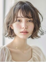 クート 久喜(ku-to) 【30代40代にオススメ】朝が楽になるゆるふわショートボブ