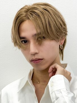 シャインセカンド 大宮(SHINE Second) MEN’S/リバースセンターパート/ニュアンスパーマ/大宮