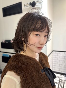 ミンクス ギンザ セントラル(MINX ginza central) ニュアンスパーマ/ふんわり/ミディアム/レイヤーボブ/前髪パーマ