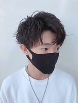 ジーナ オム 札幌(Zina Homme) リバースセンターパート*刈り上げショート*Zina Homme札幌