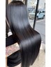 【梅雨にも負けない♪】美髪縮毛矯正+カラー+カット☆¥28000→¥19800~