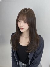 アイスプロドバイブルーム 木更津店(ice prod by bloom) ワンホンレイヤー/ミルクティーブロンド/ダークブルー/木更津