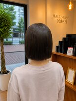 ヘアースパ ノッシュ 博多千代店(Hair Spa Nosh) Hair Spa Nosh 博多千代店/ショートボブ/切りっぱなしボブ