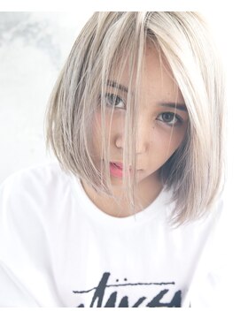 カムジーヘッド(COMEGHEAD) SnowAsh×切りっぱなしBOB【熊本/南区/平成/平成駅】