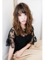 ロロネー 梅田(Lolonois)&nbsp;【Lolonois梅田】色っぽウェーブセミディ（藤岡なおき）