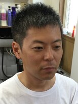 ヘア アンジェ(hair Ange)&nbsp;大人ソフトモヒカン・ボウズ風