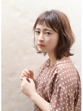 ヘアリゾート粋 ドゥオ 新宿南口店(dua) ヘアリゾート粋dua新宿南口店*黒田麻実子*大人可愛い無造作ボブ