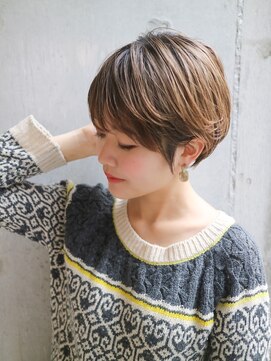 ダヴィン 中目黒(DaVin) 【DaVin中目黒】マニッシュショート ことりベージュ