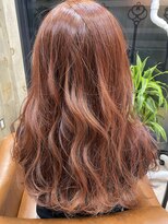 ヘアーサロン キー(Key) ゆるふわ巻き髪セミロング♪色落ちも楽しむピンクラベンダー