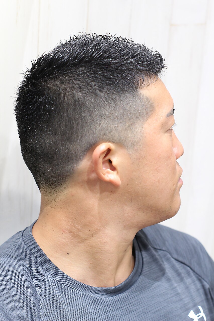 選べる2点セットベリーショート☆Mサイズ ソフトモヒカン風刈上げベリーショート短髪ツンツンジェルセット