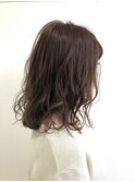 簡単コテ巻き肩レングスボブ