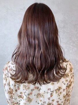 アイティーバイアルバム 八王子店(IT by ALBUM) ブラウンロング_イヤリングカラーラベンダーカラー_ba320993