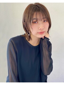 レイラバイアフロート 吉祥寺(Lila by afloat) フェイスレイヤーのボブウルフ【アフロート吉祥寺 緒方】