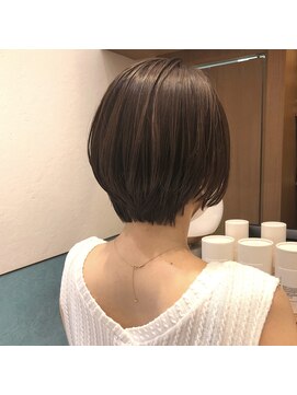 ロンド レグリーズ 立川(Lond leglise) ショートボブ/ボブ/ライトベージュ【深味信也】