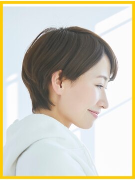 ヘアー リラックス 風香(HAIR RELAX) 30代40代50代・前下がりボブ・サイド耳掛け・少し軽め・白髪染め