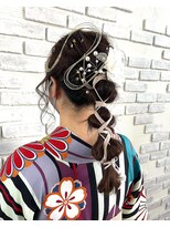 エヌフラップ(n-flap)&nbsp;水引ヘアアレンジ