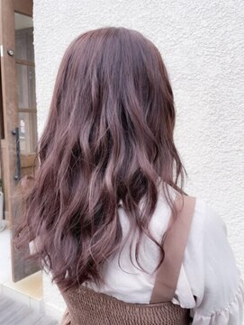 アイリスヘアー(iris hair) 三重富田韓国レイヤーカット顔周りレイヤーボブグレージュカラー