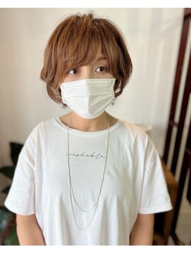 ラトリエコンタン(L´atelier Content) 30代40代50代大人可愛いひし形丸み絶壁解消ショート