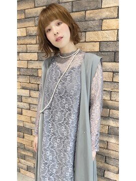 トゥーリ 二日市店(tuuli) tuuli二日市☆大人可愛いボブルフショコラベージュ20代30代40代