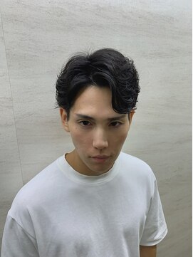 ヒロギンザ 御徒町店(HIRO GINZA) センターパート スパイラルパーマ