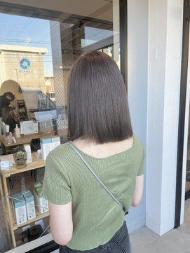 ナンバー(number+) 20代30代40代大人可愛いアッシュベージュダブルカラー透明感