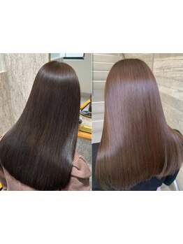 いつもと一味違うグレイカラーを*隠すだけでなくおしゃれで気分も明るくなるスタイルへ#髪質改善#縮毛矯正