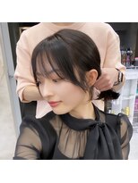 ロンドアヴァントゥス 池袋(Lond aventus)&nbsp;韓国レイヤー/韓国風/ボブ/髪質改善/黒髪/ブリーチなし〔池袋〕