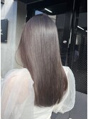 艶ストレート　アッシュブラウン