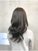 ブリーチなしで叶える透明感アッシュグレージュ