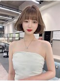 【lilley 稲永麻衣】ボブ+タンバルモリ+天神韓国ヘア