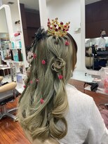 ラディシュ さがみ野(RADISH)&nbsp;編み込みハートハーフツイン