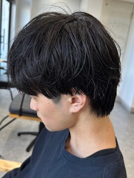 フゥ 宇都宮(FeU) 波巻きパーマメンズパーマメンズヘアツーブロックツイストパーマ