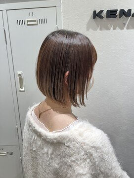 ステラバイケンジ(STELLA by KENJE) 大人綺麗ボブ/藤沢/髪質改善縮毛矯正/ショート/脱白髪染め透明感