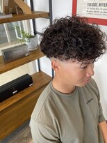 ノート ヘアーサロン(NOTE HAIR SALON)&nbsp;プードルパーマ×フェード