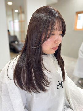 ミュゼプリュム(Musee plume) レイヤーカット×ロングヘア