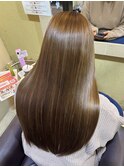 髪質改善 ブラウンカラー