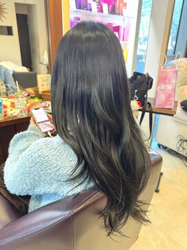 アルバ ヘアリゾート(ALBA) 【ALBA塚原】オリーブグレージュ×ALBAオリジナル髪質改善Tr