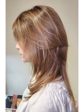 松本平太郎美容室 吉祥寺パートファイブ(PART5) ロングウルフ×イノアカラー