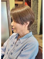 ハピネス クローバー 学園前店(Happiness CLOVER)&nbsp;☆イメチェン大人かわいい★ショートボブ/白髪ぼかし/ハイライト