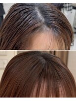 マージュ ギンザ(marju GINZA) クロスパーマで下りる前髪に!