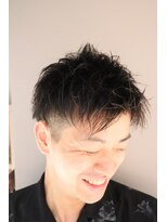 ライールザバーバー 梅田 堂島店(Lair the barber)&nbsp;ショート/アップバング