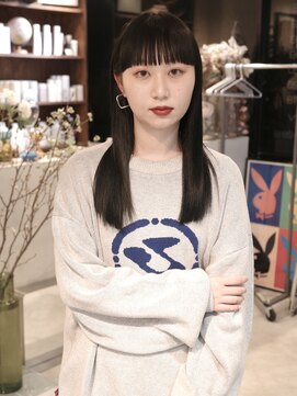 ウィム(wim) 『ワイドバング』顔周りデザイン/顔周りカット