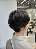 ショートパーマ/ショート/癖を活かすショートパーマ/柏